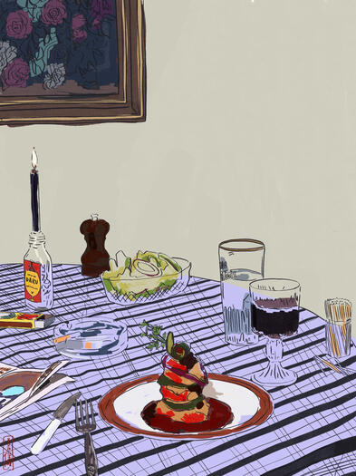 Dinner Party. 2022. Digital Art.