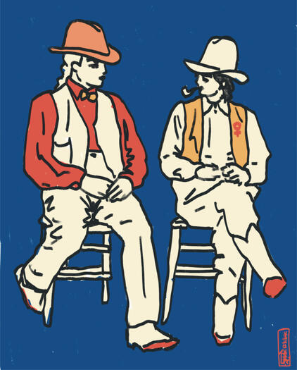 Cowgirls. 2022. Digital Art.